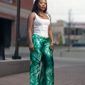 TieDye Silk Pant