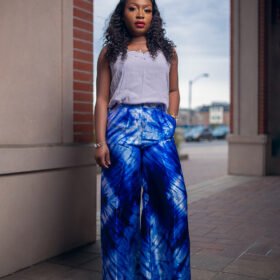 TieDye Silk Pant