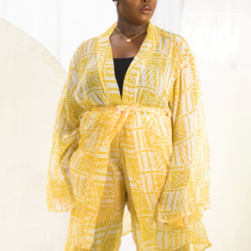 EVA Women's Kimono and Pant Set
